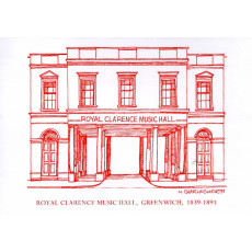 Royal Clarence Music Hall Greenwich Exterior (Notelets)